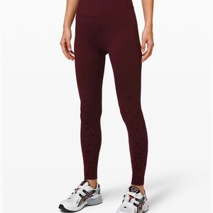 Lululemon wunder under speckle tight 28”